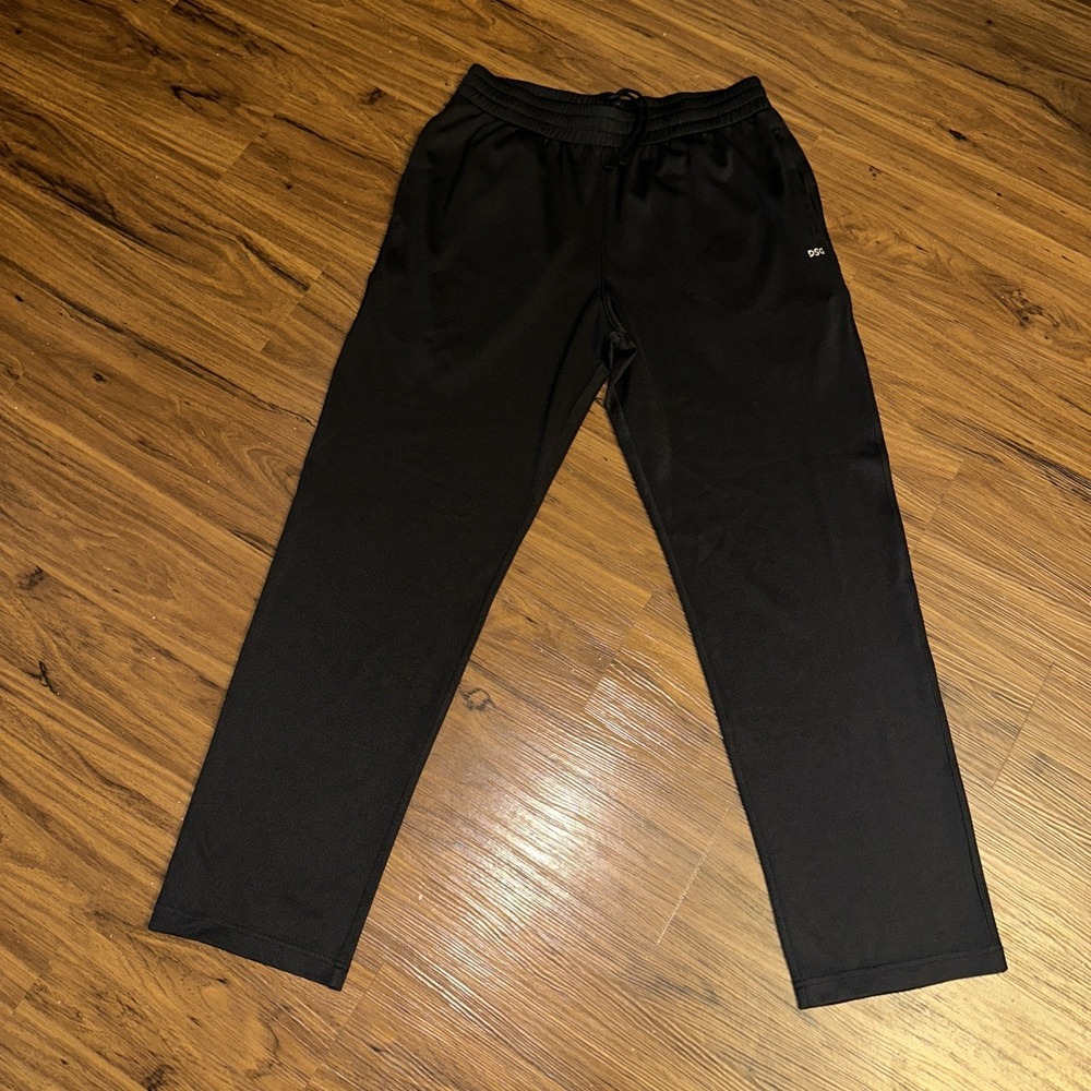 DSG Athletic Men's Training Pants Drawstring Size Medium Black Athleisure